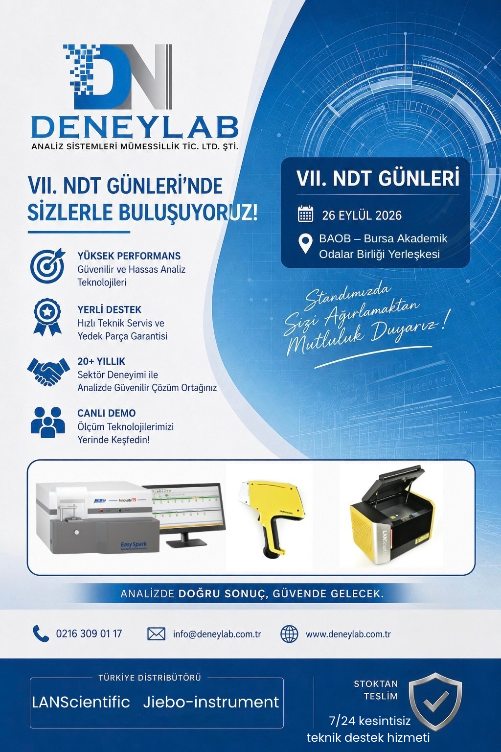 Tahribatsız Muayene (NDT) Dünyasının Kalbi Bursa’da Atacak! 🚀